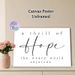 Hope Inspirational Quote Painting Poster, Minimalist Elegant Script & Clean Typography Poster, Uplifting Hopeful Message Ideal For Living Room_maomaolike.com
