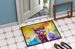 Hippie Animal Pig Doormat Front Door Mat Indoor Outdoor Rugs For Entryway, Non Slip Washable Low Pile, 24H X 36W_maomaolike.com