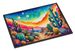 Cactus In Color Doormat Front Door Mat Indoor Outdoor Rugs For Entryway, Non Slip Washable Low Pile, 24H X 36W_maomaolike.com