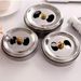 Round Stainless Steel Windproof Ashtray With Rotating Lid Home Indoor Desktop Smoking Accessory
_maomaolike.com