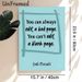 Inspirational Quote Painting Poster, Soft Blue Minimalist Typographic Poster, Uplifting Motivational Wall Decor Suitable For Home Office, Study Room_maomaolike.com