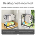 Dishcloth Draining Kitchen Towel Wall-mounted Storage Organizer Tool No-drill Drying Rod Rack_maomaolike.com