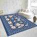 Living Room Rug Large Size Gorgeous Gold Frame Design Bedroom Rug Plush Thickened Machine Washable Thickened Underlay Interior Decorative Rug_maomaolike.com