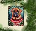 Dogue De Bordeaux Christmas Porcelain Ornament Christmas Tree Hanging Decorations For Home Christmas Holiday, Rectangle, Gift, Multicolor_maomaolike.com