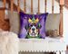 Greater Swiss Mountain Dog King Of Mardi Gras Throw Pillow Machine Washable, Indoor Outdoor Decorative Pillow For Couch, Bed Or Patio, 14Hx14W_maomaolike.com