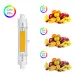 R7S LED Dimmable COB Lamp Bulb Lights Glass 118mm 78mm 8W 16W Ampoule Glass Tube 220-240V COB Glass Replace Halogen Spotlight_maomaolike.com