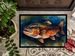 Brown Trout Doormat Front Door Mat Indoor Outdoor Rugs For Entryway, Non Slip Washable Low Pile, 24H X 36W_maomaolike.com