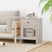 Nightstand With Drawer And Cabinet_maomaolike.com