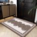 Living Room Rug,Large Rug,Oversized, Gold Leaves Design,Bedroom Rug,Soft And Thick, Machine Washable, Thickened Rug, Bedside Rug,Decorative Indoor Rug_maomaolike.com