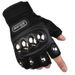 Tactical gloves Motorcycle anti-fall stainless steel hard shell half-finger riding gloves men's mountain bike riding equipment gloves_maomaolike.com