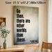 "Other Worlds" Fantasy Quote Painting Poster, Vintage Textured Typography Poster, Thought-provoking Literary Decor Suitable For Home Office, Living_maomaolike.com