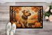 Lakeland Terrier Fall Doormat Front Door Mat Indoor Outdoor Rugs For Entryway, Non Slip Washable Low Pile, 24H X 36W_maomaolike.com