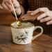 Creative Retro Hand-painted Mug Ceramic Cup Home Coffee Cup_maomaolike.com