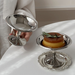 Vintage Stainless Steel High Footed Dessert Cup, Ice Cream Pudding, Custard Bowl, Ins Style Ice Cream Cup_maomaolike.com