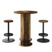 Bar Table With 2 Barstools, Pub Cocktail Table Bar Table With Chairs_maomaolike.com