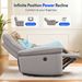 Double Reclining Chairs For Adults, Wall Hugger Recliners For Small Spaces, Love Seat Couches Sofa Reclinable For Living Room, Home Theater Seating,Beige_maomaolike.com