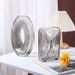 Creative High-Value Crystal Glass For Home Living Room Coffee Table Light Luxury Style Dried Flowers Rose Water_maomaolike.com