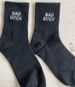 Unisex BAD B ITCH socks Medium socks White socks alphabet socks sub-casual socks_maomaolike.com