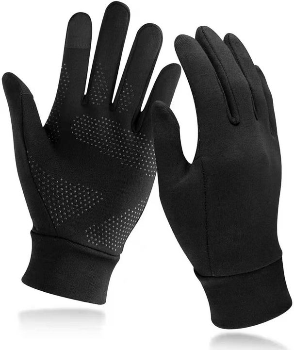 Unisex Autumn and winter warm biking full finger gloves Outdoor sports non-slip touch screen Driving running fishing gloves_maomaolike.com