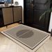 Living Room Rug Large Size Gorgeous Gold Frame Design Bedroom Rug Plush Thickened Machine Washable Thickened Underlay Interior Decorative Rug_maomaolike.com