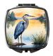 Blue Heron In The Golden Hour Compact Mirror Decorative Travel Makeup Mirror For Women Girls Gifts Pocket Makeup Mirror Folding Handheld_maomaolike.com