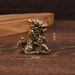 Brass Metal Crafts Creative Qilin Feng Sheng Shui Qi Small Chinese Retro Ornaments Copperware_maomaolike.com