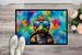 Hippie Animal Tortoise Turtle Doormat Front Door Mat Indoor Outdoor Rugs For Entryway, Non Slip Washable Low Pile, 24H X 36W_maomaolike.com