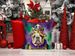 English Bulldog King Of Mardi Gras Throw Pillow Machine Washable, Indoor Outdoor Decorative Pillow For Couch, Bed Or Patio, 18Hx18W_maomaolike.com