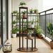 Plant Stand, Multiple Potted Plants Holder Corner Flower Shelf_maomaolike.com