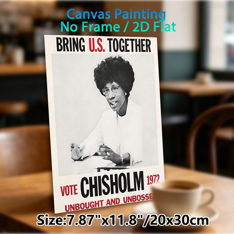 Unity Themed Painting Poster, Vintage Monochrome Portrait With Inspiring Unifying Slogans Poster, Timeless Uplifting Wall Decor Ideal For Home Office_maomaolike.com