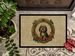 Tibetan Terrier Christmas Flowers Doormat Front Door Mat Indoor Outdoor Rugs For Entryway, Non Slip Washable Low Pile, 24H X 36W_maomaolike.com