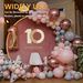 7.2ft Round Backdrop Stand, Stable Balloon Arch Stand, Metal Wedding Arch Backdrop Stand Circle Backdrop Stand Frame For Wedding, Birthday Party, Shower Decoration (Gold)_maomaolike.com