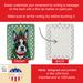Boston Terrier Christmas Porcelain Ornament Christmas Tree Hanging Decorations For Home Christmas Holiday, Rectangle, Gift, Multicolor_maomaolike.com