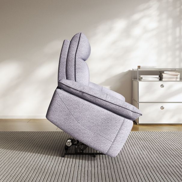 Power Lift Recliner For Elderly, Electric Reclining Chair With Massage And Heat, Single Sofa With USB Ports, Side Pockets For Living Room Bedroom-Fabric_maomaolike.com