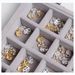 Jewelry Storage Box Earring Ring Necklace Jewelry Display Box Jewelry Classification Dustproof Transparent Flip Lid Jewelry Box_maomaolike.com