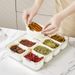 Snack Tray With Handle & Airtight Lid For Household_maomaolike.com