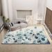 Living Room Rug Large Size Gorgeous Gold Frame Design Bedroom Rug Plush Thickened Machine Washable Thickened Underlay Interior Decorative Rug_maomaolike.com