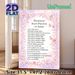 Prayer Of Saint Francis Of Assisi Painting Poster, Soft Watercolor Floral & Butterfly Framed Poster, Inspirational Religious Prayer Print, Ideal For_maomaolike.com