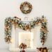 Christmas Wreath For Front Door Window 24 Inch Pine Artificial Wreath, Cabinet Wreath Gift, Suitable For Christmas Party Decoration, Front Door Window Wall Wreath_maomaolike.com