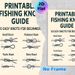 Fishing Knot Guide Painting Poster, Informative Illustrated Step-by-step Fishing Knots Poster, Practical Reference With 10 Easy Knots For Beginner_maomaolike.com