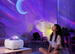 AI Intelligent Voice Control Bluetooth Speaker Bedroom Projection Starry Sky Ceiling Atmosphere Light_maomaolike.com