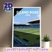 Elland Road Football Stadium Painting Poster, Sleek Flat-graphic Style Poster, Captivating Football Stadium Scene, Sports-themed Wall Decor Suitable_maomaolike.com