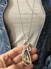 1 Simple And Personalized Long Heterosexual Oversized Irregular Crystal Talisman Sweater Chain Necklace_maomaolike.com