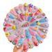 Unisex Kids Quicksand hair clip Hair accessories for girls cartoon don't hurt bangs broken hair clip for girls sweet little clip_maomaolike.com