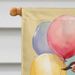 Whippet Happy Birthday House Flag Large Porch Sleeve Pole Decorative Outside Yard Banner Artwork Wall Hanging, Polyester, House Size, Multicolor_maomaolike.com