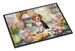 Decorating Easter Beagle Doormat Front Door Mat Indoor Outdoor Rugs For Entryway, Non Slip Washable Low Pile, 24H X 36W_maomaolike.com