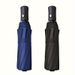 Solid Color Automatic Folding Umbrella, Waterproof & Windproof Durable Compact Umbrella For Men & Women_maomaolike.com