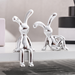 Nordic Modern Electroplated Creative Rabbit Light Luxury Living Car Trendy Play Ornament TV Cabinet Room Decoration_maomaolike.com