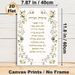 Home Blessing Painting Poster, Soft Watercolor Floral Framed Poster, Warm Blessing Message With Gentle Botanical Decor, Ideal For Living Room, Bedroom_maomaolike.com