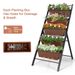5-tier Vertical Garden Planter Box Elevated Raised Bed With 5 Container_maomaolike.com